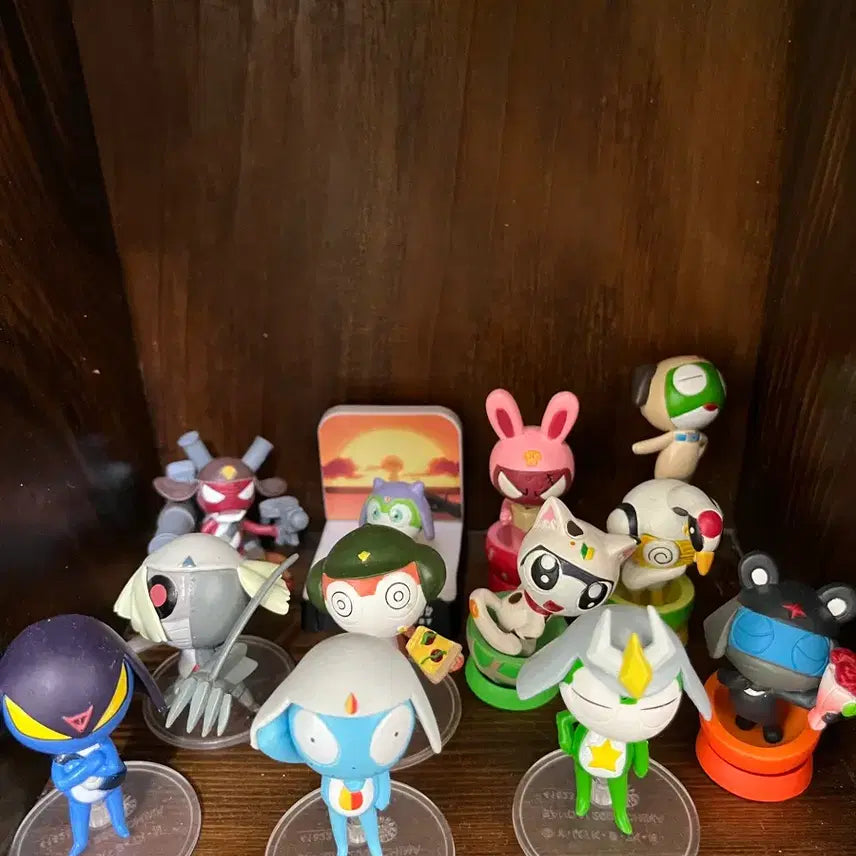 [BUNJANG] Keroro Platoon Garuru Squad Animal Memories Figure Full Set / 고전 케로로 가루루 소대 캬라셀 + 동물 메모리즈 피규어 풀셋 일괄 판매
