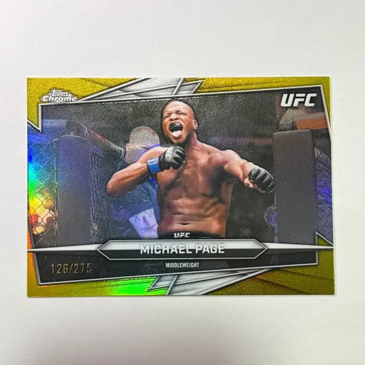 [BUNJANG] Michael Page UFC Limited Edition Top Chrome Card 