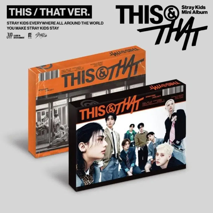 [BUNJANG] Stray Kids THIS &amp; THAT (THIS VER., THAT VER.) Bundle Set Photocard / 스트레이 키즈 디스앤댓 THIS &amp; THAT (THIS VER. , THAT VER.) 미개봉 2장 일괄 판매
