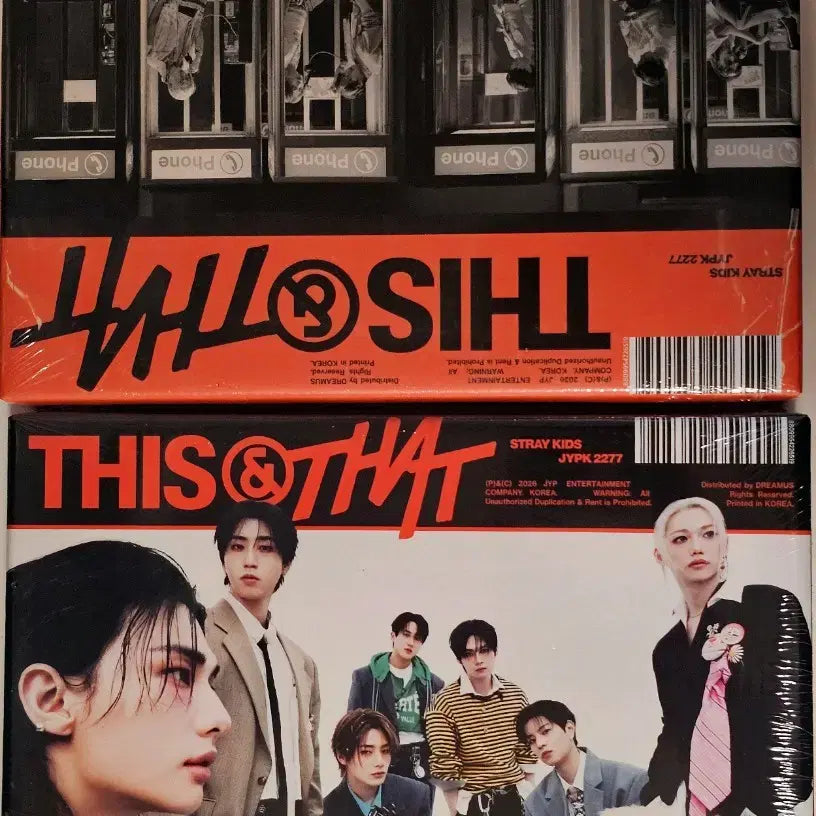 [BUNJANG] Stray Kids THIS &amp; THAT (THIS VER., THAT VER.) Bundle Set Photocard / 스트레이 키즈 디스앤댓 THIS &amp; THAT (THIS VER. , THAT VER.) 미개봉 2장 일괄 판매