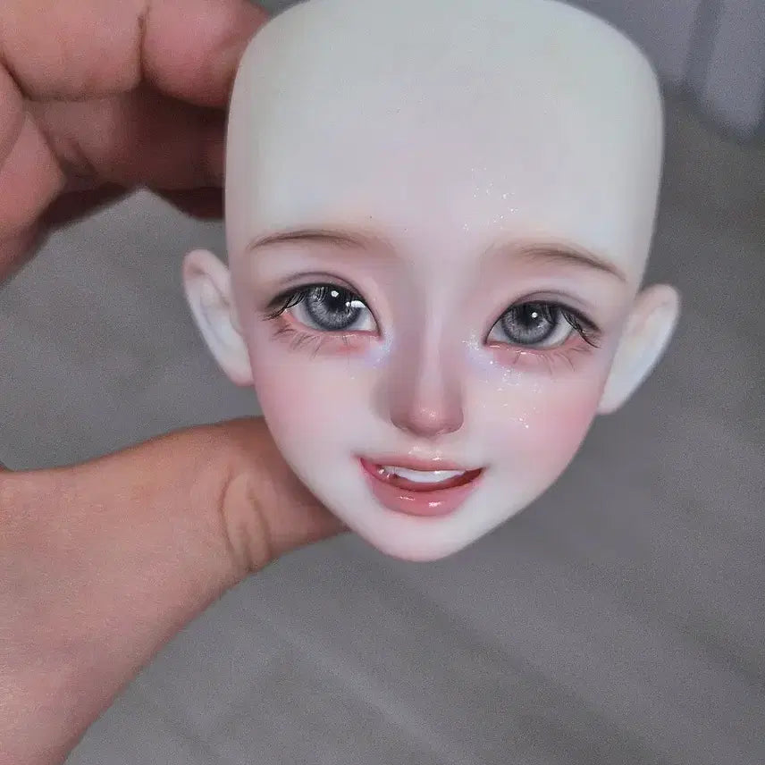 [BUNJANG] MSD Size Mia White Makeup Head / 구관 msd 미아백 헤드 구체관절인형