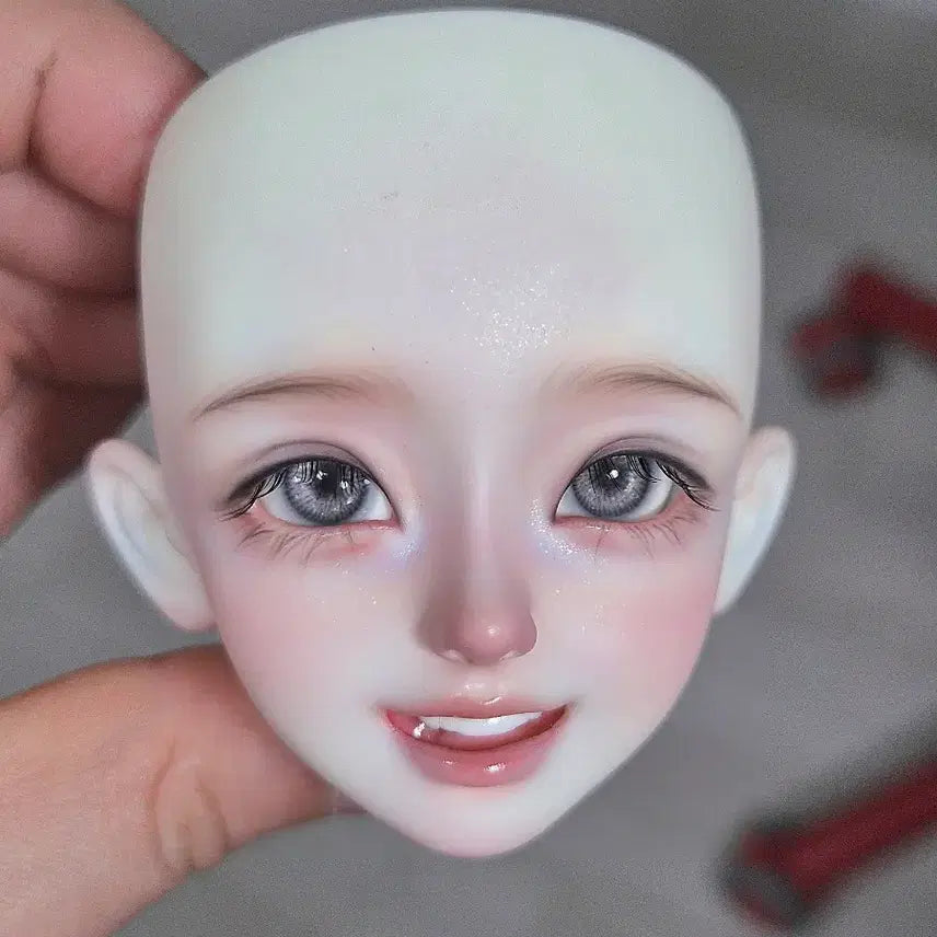 [BUNJANG] MSD Size Mia White Makeup Head / 구관 msd 미아백 헤드 구체관절인형