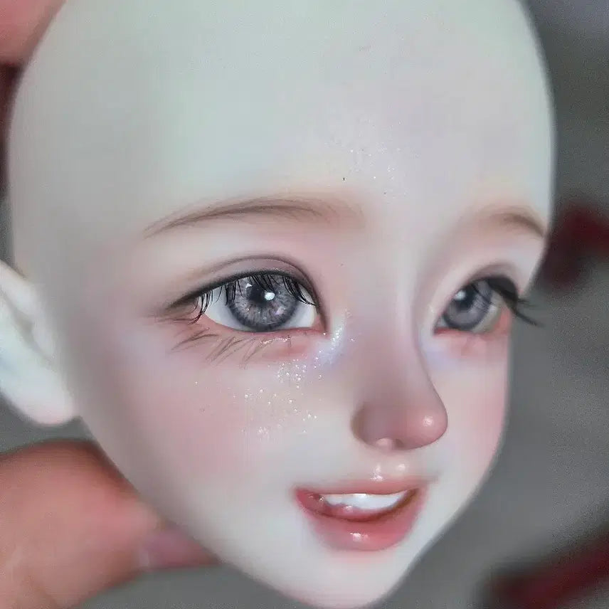 [BUNJANG] MSD Size Mia White Makeup Head / 구관 msd 미아백 헤드 구체관절인형