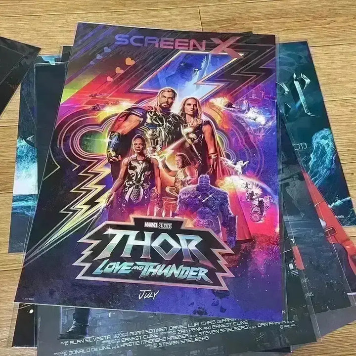 [BUNJANG] Thor: Love and Thunder Special Exhibition Poster Bundle / 토르러브앤썬더 리얼디 특별관포스터 아이맥스스크린엑스씨네큐 필름마크아트카드