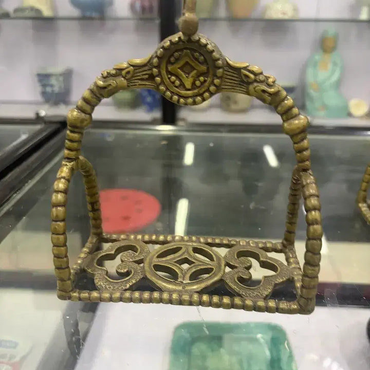[BUNJANG] Authentic Qing Dynasty Mid-Period Horse Bridle Ornament / 진품 청나라중기 말용기(운송시간13일)