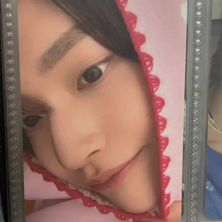 [BUNJANG] Wonbin Pink Christmas Photocard / 원빈 포카 핑크크리스마스