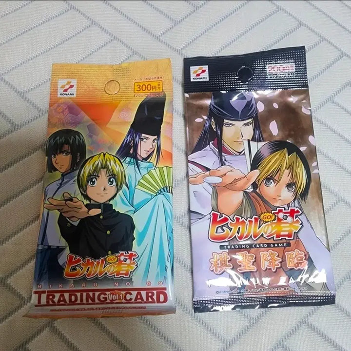 [BUNJANG] Konami Ghost Stories (Hikaru no Go) Trading Card 2-Set Bundle (Vol.1 / Giseonggangrim) - Sealed / : [미개봉] 고스트 바둑왕(히카루의 바둑) 트레이딩 카드 2종 세트 (Vol.1/기성강림)