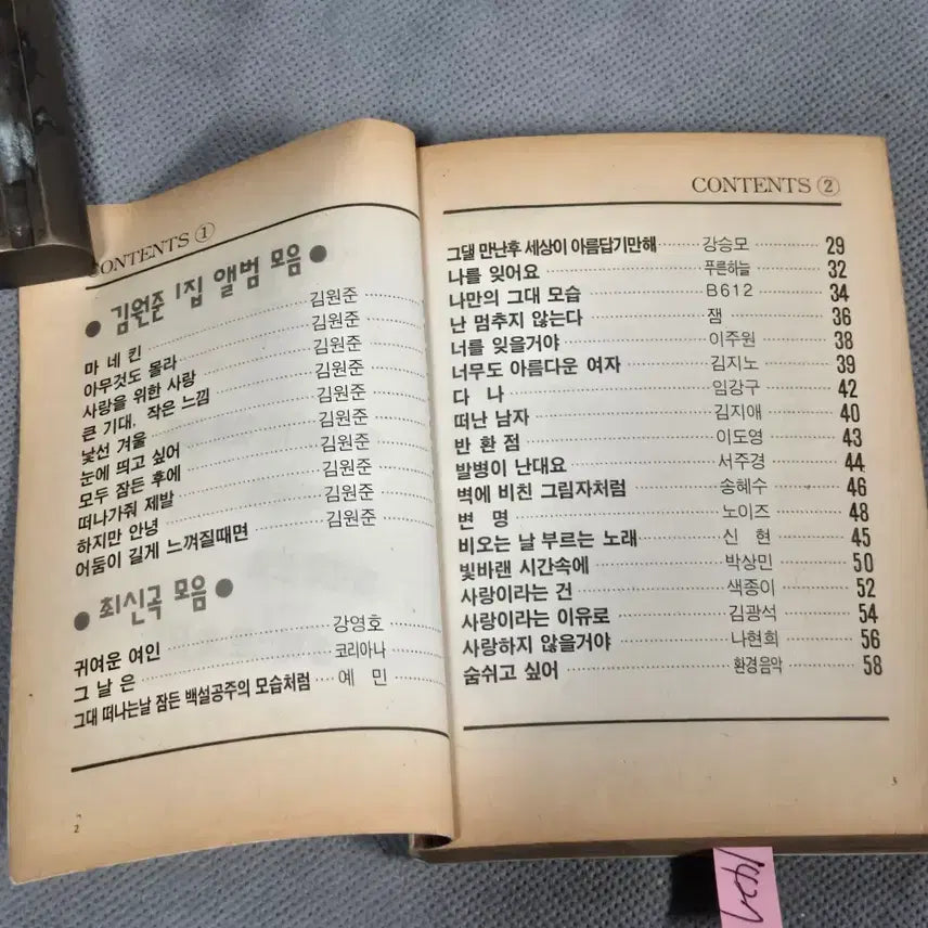 [BUNJANG] 1993 Latest Song Magazine featuring Kim Tae-hoo / 1427 . 1993년 최신가요 . 표지모델 김태후