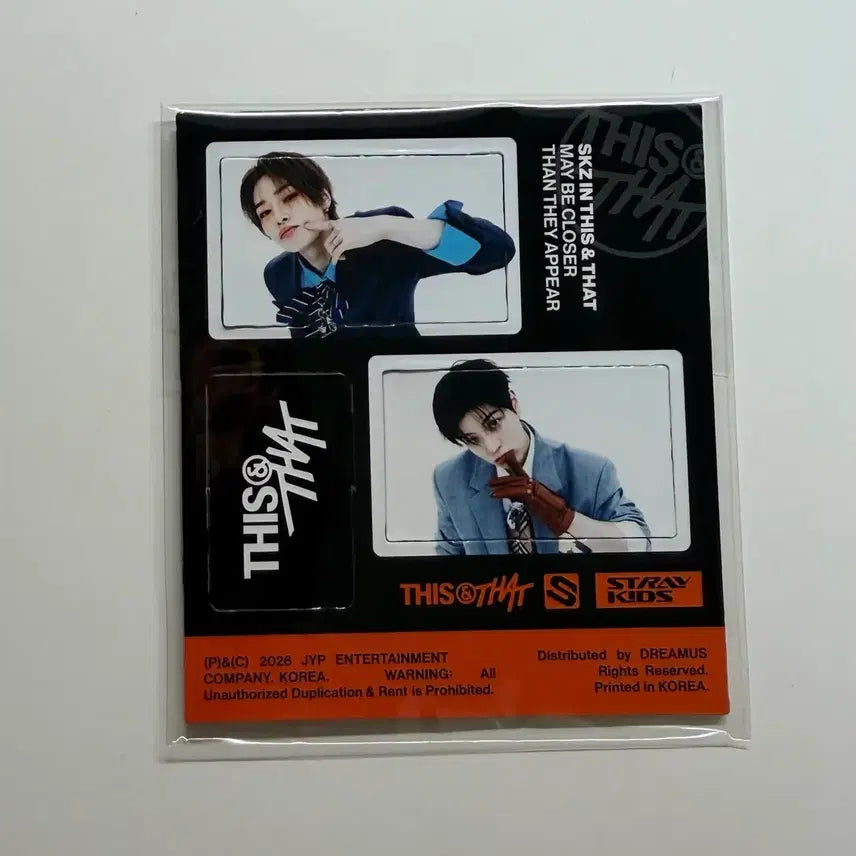 [BUNJANG] Stray Kids THIS &amp; THAT THIS ver. Vocal Racha Magnet / 스트레이 키즈 디스앤댓 THIS ver. 보컬라차 마그넷