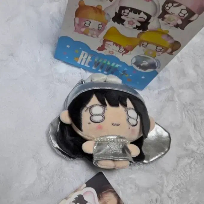 [BUNJANG] IVE Rei Petit-v Plush &amp; Photocard Set / 아이브 쁘띠브 원영 시크릿