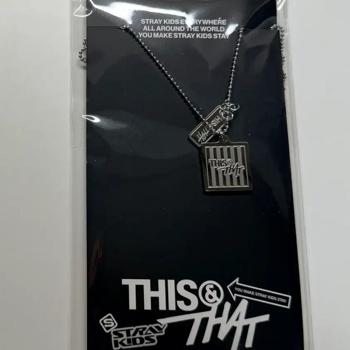 [BUNJANG] Stray Kids This and That Popup Necklace / 스트레이 키즈 디스앤댓 팝업 목걸이 새상품
