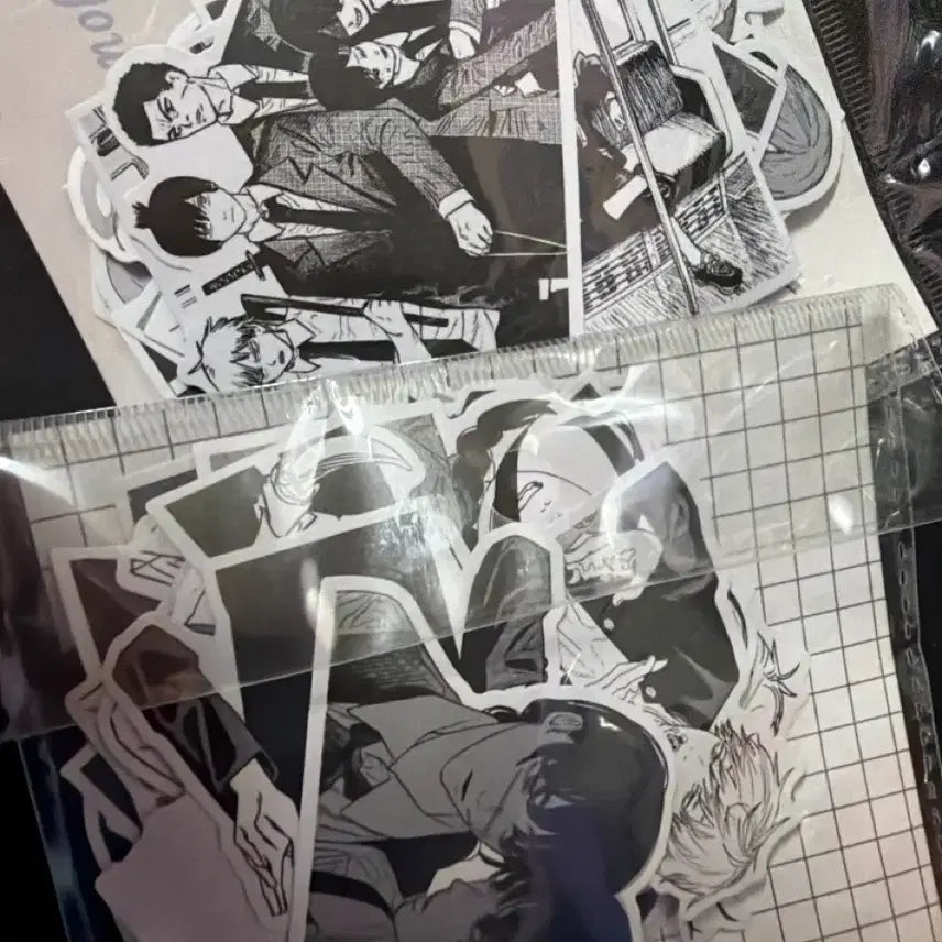 [BUNJANG] Chainsaw Man Stickers (Set of 2) / 체인소맨 스티커 2종