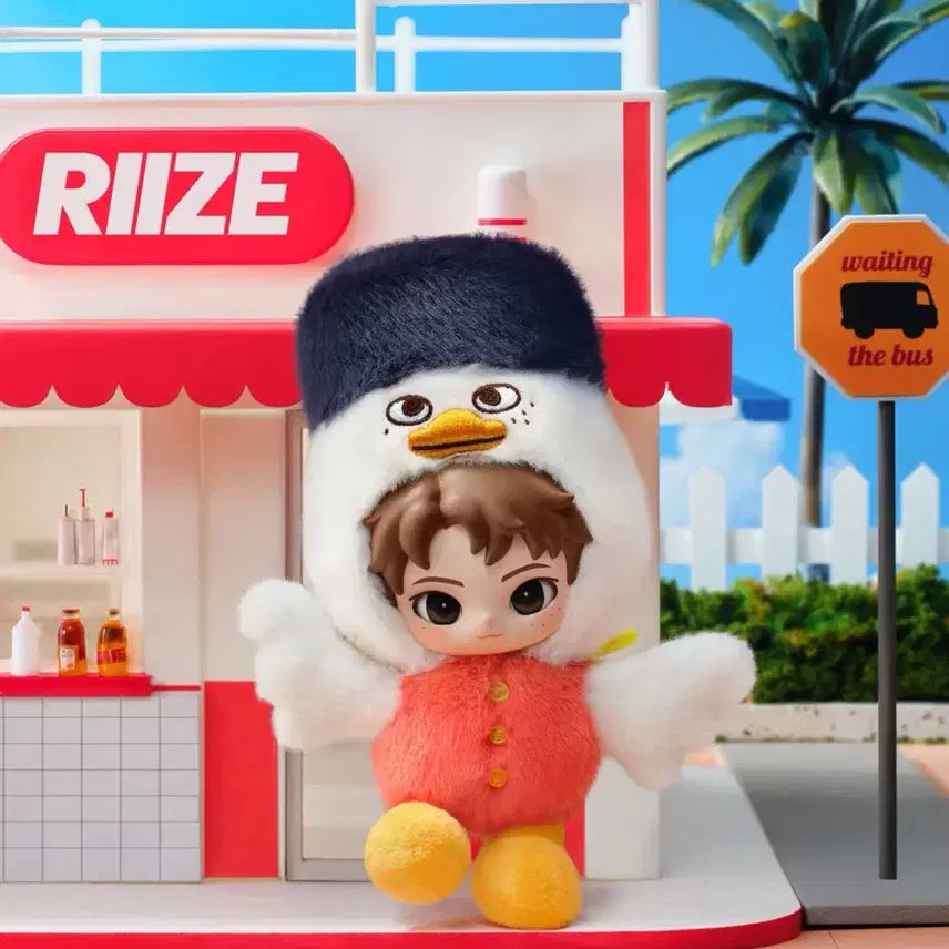 [BUNJANG] RIIZE Popmart Fluffy Club Siris Anhyeon Keyring Sohee / 라이즈 팝마트 RIIZE 플러피 클럽 시리스 인현 키링 소희(똘병)