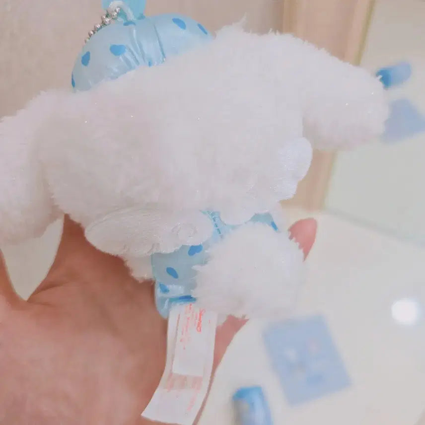 [BUNJANG] Cinnamoroll Yumemiru Mascot Plush + Coin Case Bundle Set / 시나모롤 유메미루 마스코트 인형+코인케이스 일괄