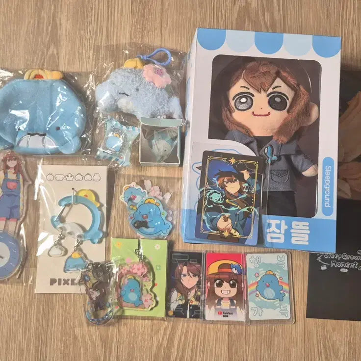 [BUNJANG] Pixelie Jjaltel Bundle Set Merchandise / 픽셀리 잠뜰님 굿즈 일괄 판매 합니다(배송비 포함)