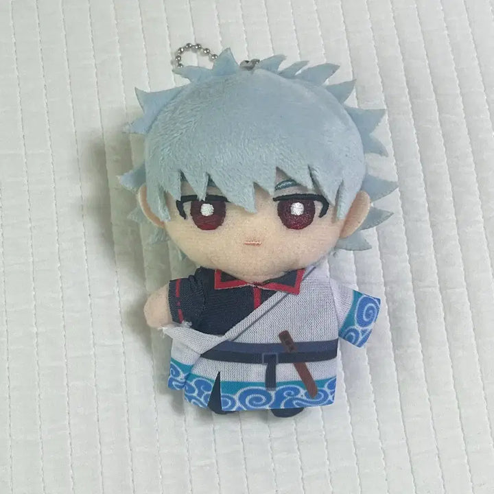 [BUNJANG] Gintama Gintoki Mascot Plush Keychain Doll / 은혼 긴토키 마스코트 누이 키링 인형 양도
