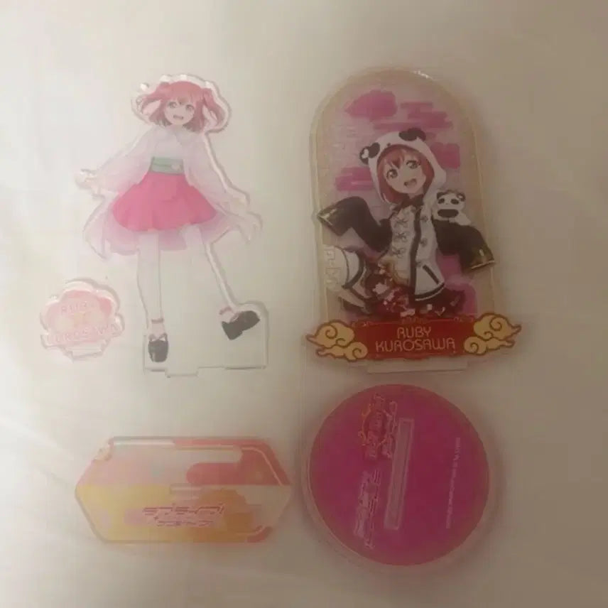 [BUNJANG] Love Live! Ruby Acrylic Set / 러브라이브 루비 아크릴 일괄