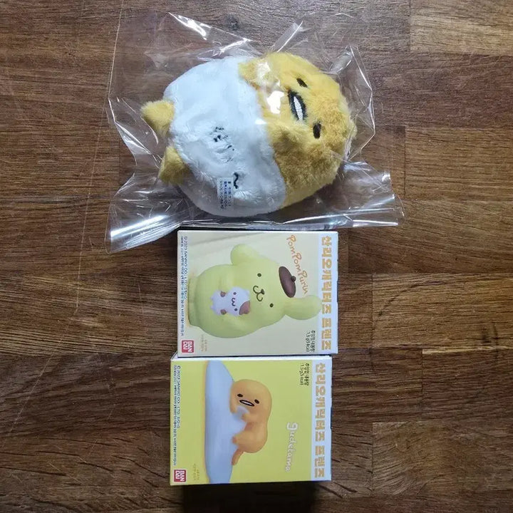 [BUNJANG] Sanrio Gudetama Plush &amp; Figure Set / 산리오캐릭터즈 구데타마 인형 밎 피규어 팝니다