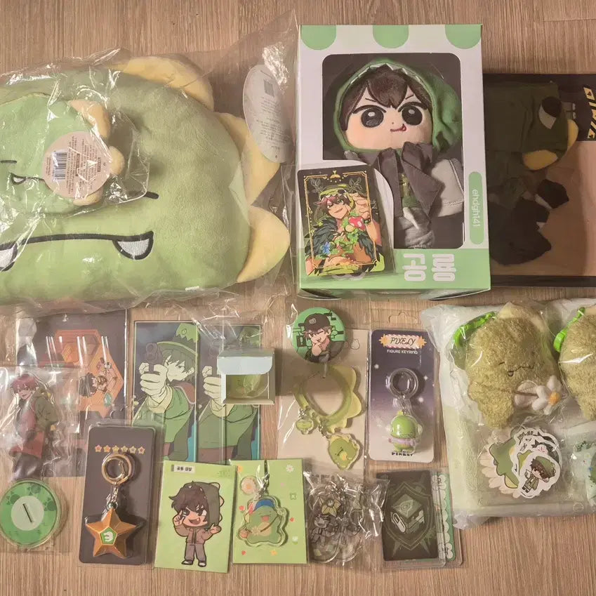 [BUNJANG] Pixelie Dinosaur Goods Bundle Set / 픽셀리 공룡님 굿즈 일괄 판매 합니다(배송비 포함)
