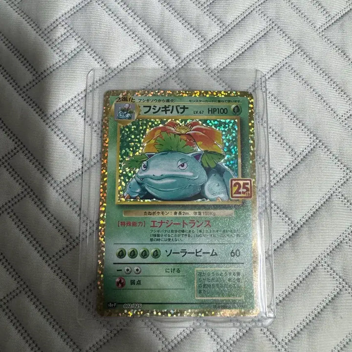 [BUNJANG] Pokemon Card Japanese 25th Anniversary Venusaur Single Card / 포켓몬카드 일판 25주년 이상해꽃 싱글카드 판매합니다