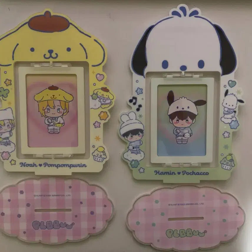 [BUNJANG] PLAVE PLBBOO Acrylic Stand Photocard Holder Stand Bundle Set (Noah, Hamin) / 플레이브 플뿌 아크릴스탠드 포토카드홀더스탠드 일괄 (노아, 하민)