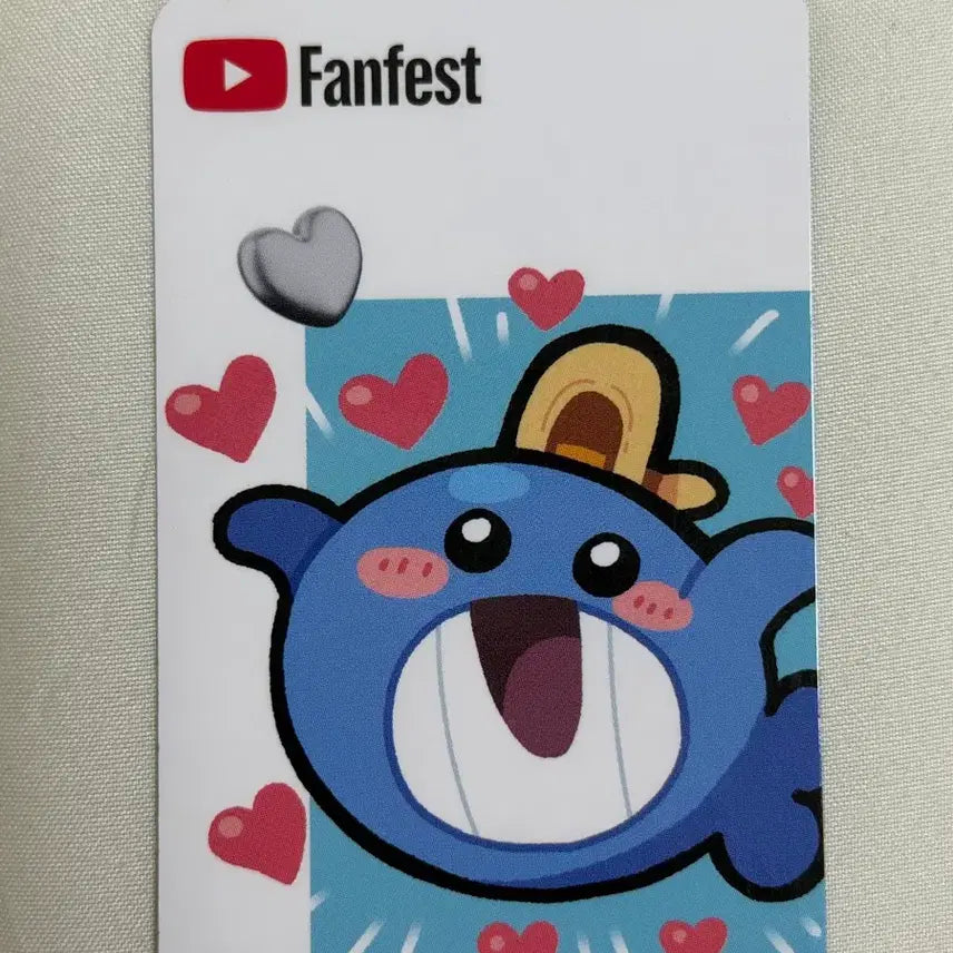 [BUNJANG] Latte Youtube Fanfest Whale Photocard / 잠뜰 유튜브 팬페스트 고래 포토카드