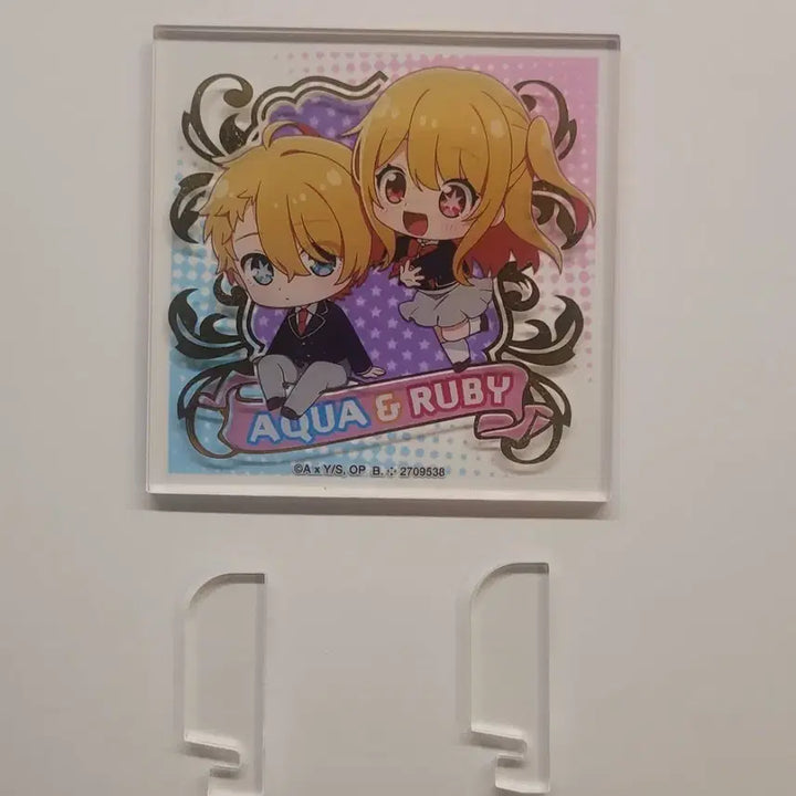 [BUNJANG] Oshi no Ko Aqua &amp; Ruby Acrylic Stand / 최애의아이 아쿠아 루비 아크릴 스탠드