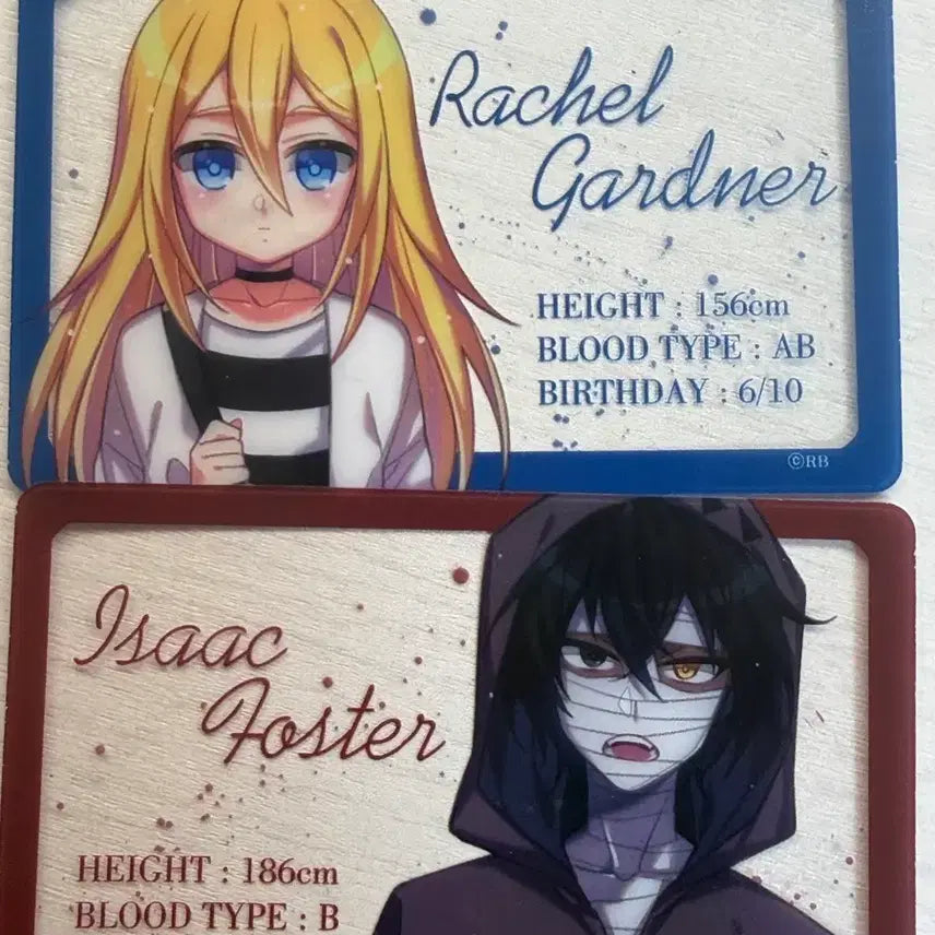 [BUNJANG] Satsuriku no Tenshi Zach Ray Transparent Photocard / 살육의천사 잭 레이 투명 카드텍 포카 포토카드 서코 서울코믹월드 굿즈