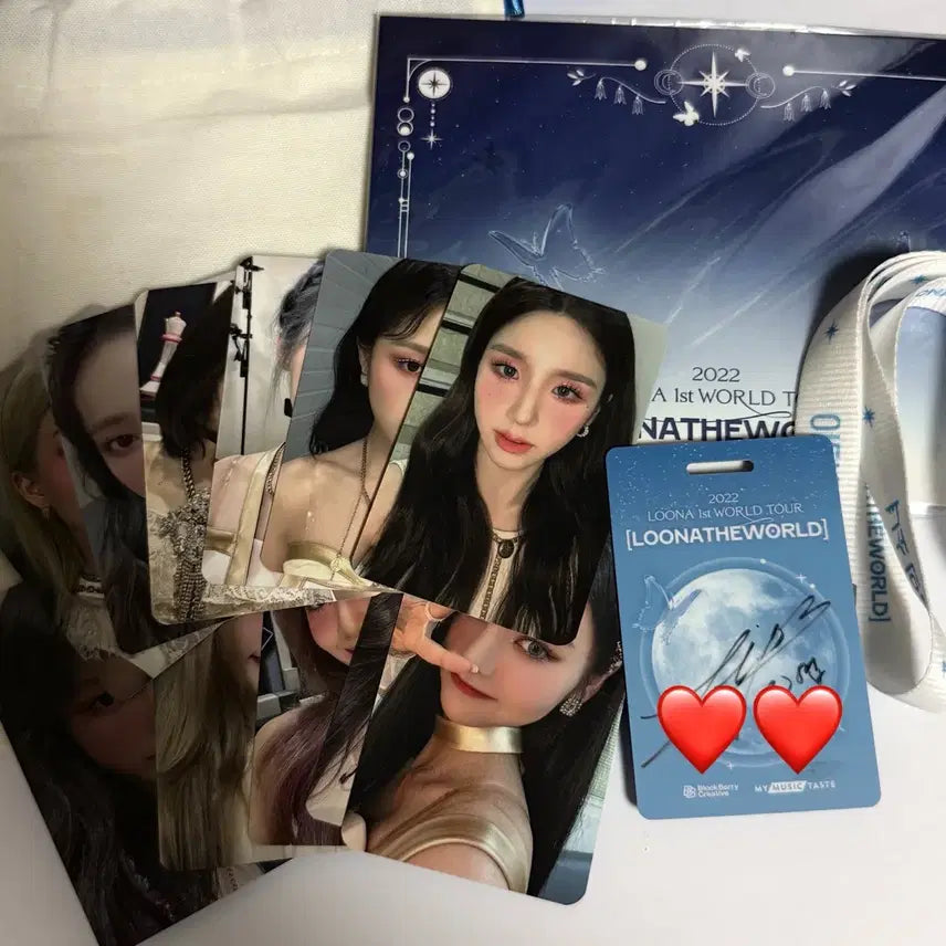 [BUNJANG] LOONA Kim Lip Autographed Card + Photocard Set Artemis / 이달의소녀 김립 싸인 카드 +포토카드 세트 아르테미스