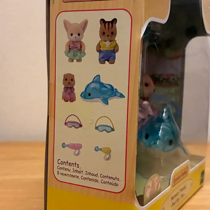 [BUNJANG] Sylvanian Families Baby Dolphin Pool Set / 실바니안 단짝 아기 친구들의 돌고래 물놀이