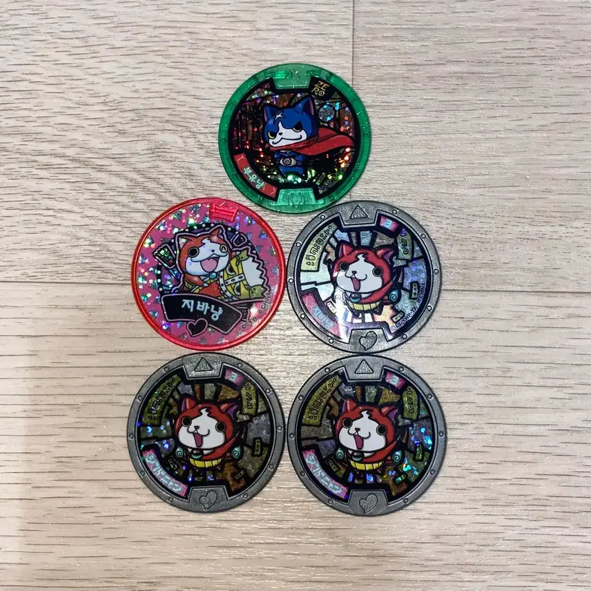 [BUNJANG] Bundle Set Jibanyan Japanese Medal / 일괄) 정품 부유냥,지바냥,지바냥일어 메달 판매 일본판메달
