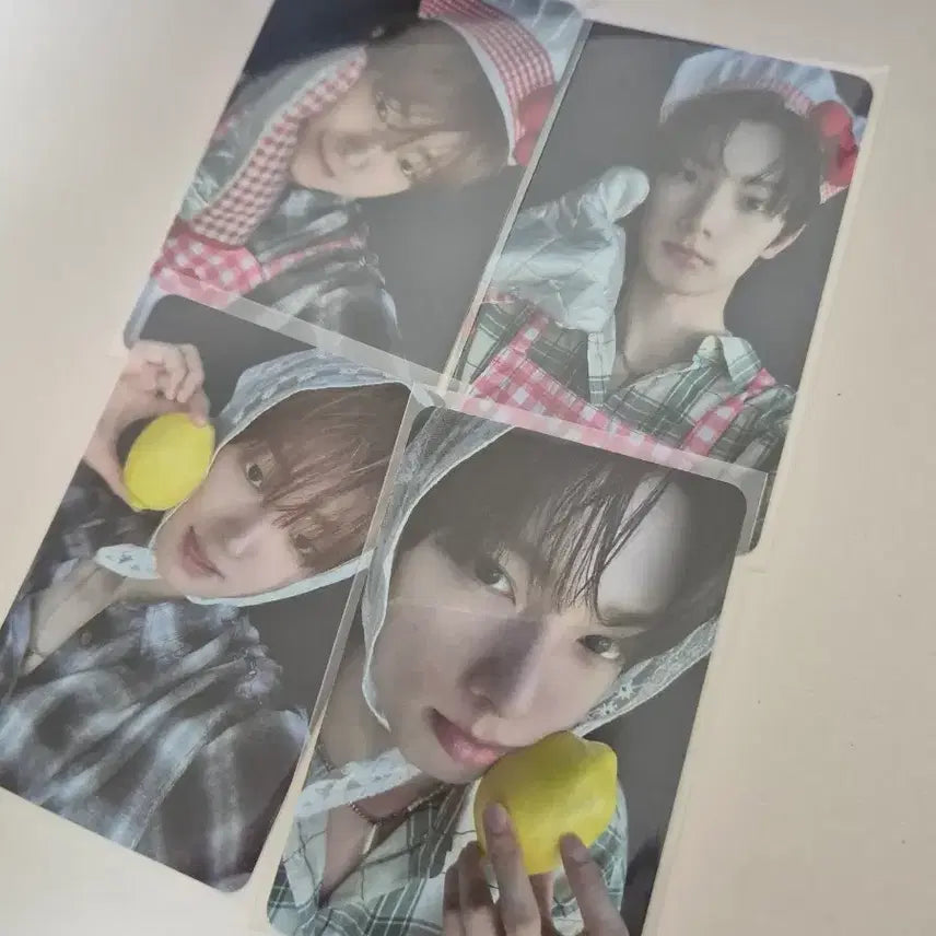 [BUNJANG] Apple Music Choi Ripu Kang Woojin Photocard Bundle Set / 플레어유 애플뮤직 앺뮤 카페 이벤트 포카 최립우 강우진 양도