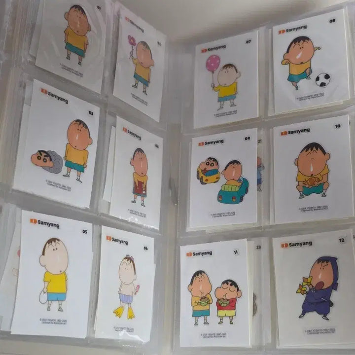 [BUNJANG] Crayon Shin-chan Kkachi Seal Bundle Set / 짱구 삼양 맹구 띠부씰 일괄