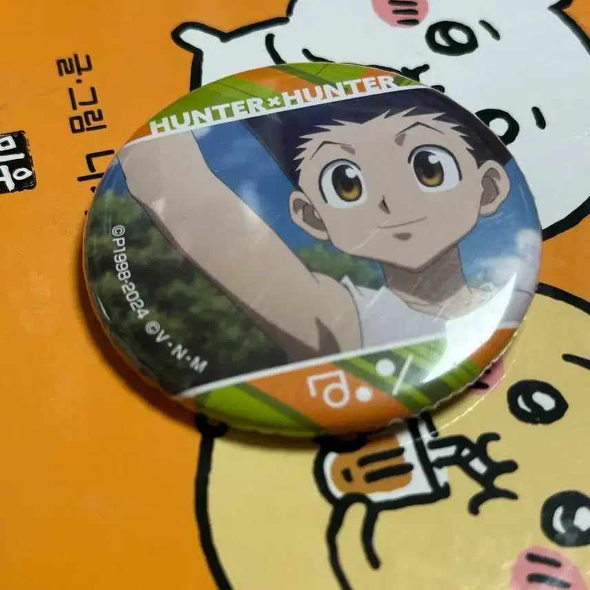 [BUNJANG] Hunter x Hunter Gon Can Badge / 반택포 헌터x헌터 곤 캔뱃지