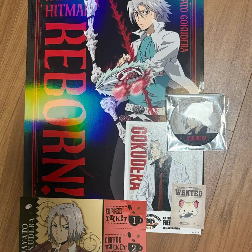 [BUNJANG] Katekyo Hitman Reborn! Popup Gokudera Set / 가히리 팝업 고쿠데라 세트