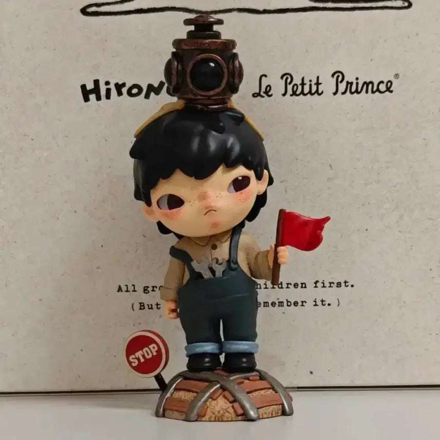 [BUNJANG] Pop Mart Hirono X The Little Prince Railway Worker Figure / 팝마트 Hirono 히로노 X 어린왕자 시리즈 철도원
