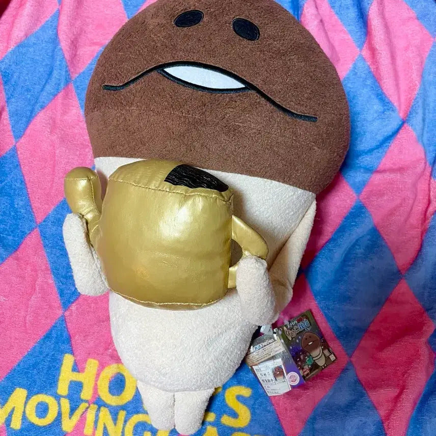 [BUNJANG] Vintage Golden Watering Can Namco Large Plush / 선착순급처]고전 황금 물뿌리개 나메코 대형 인형