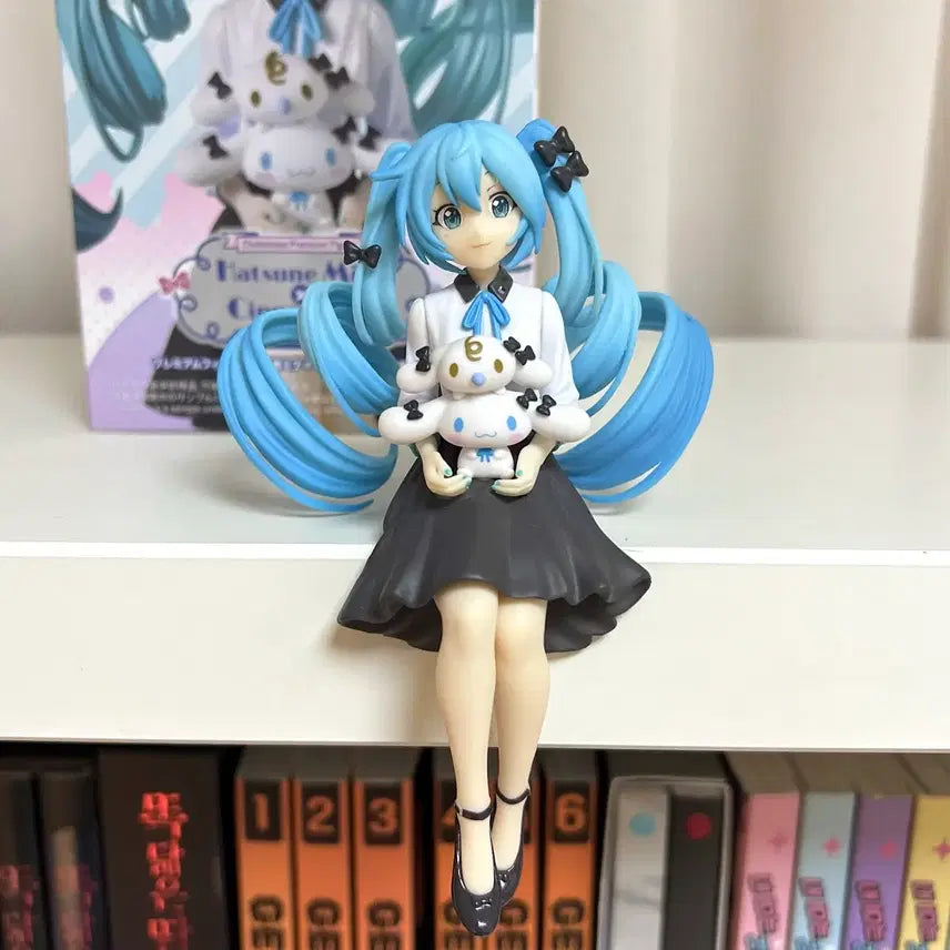 [BUNJANG] Hatsune Miku x Cinnamoroll Sanrio Chocolat Nosed Noodle Stopper Figure / 하츠네 미쿠 시나모롤 산리오 세가 쵸코노세 누들스토퍼 피규어