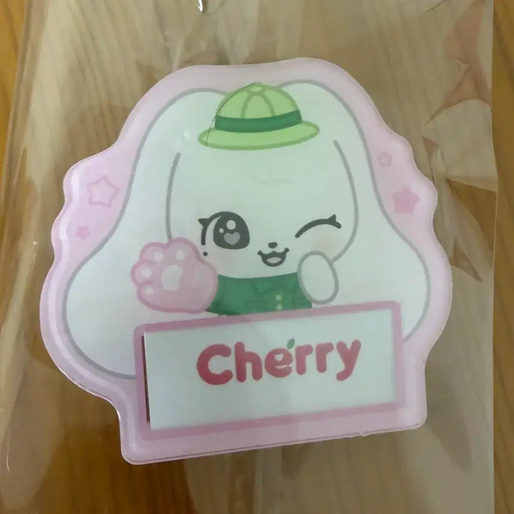 [BUNJANG] IVE Everland Mini-ve Name Tag Cherry / 아이브 에버랜드 미니브 명찰 체리 양도합니다
