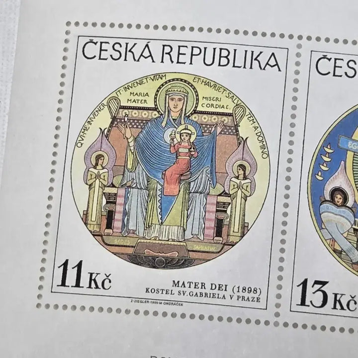 [BUNJANG] Catholic Stamp Set: Jesus and Virgin Mary Masterpieces / 예수님 명화 성모마리아 우표 가톨릭 우표