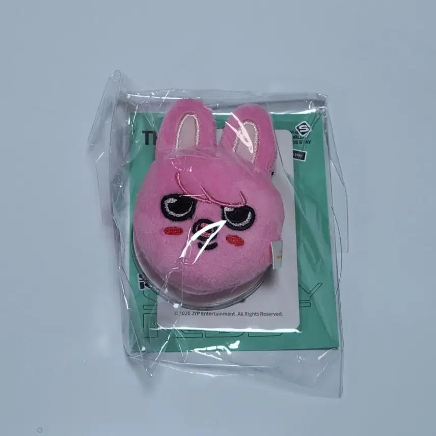 [BUNJANG] Stray Kids Disc &amp; That Popup MD Plush Magnetic Holder Griptok Dwaekki / 포카O 스키즈 디스앤댓 팝업 엠디 굿즈 플러시 마그네틱 홀더 그립톡 돼끼