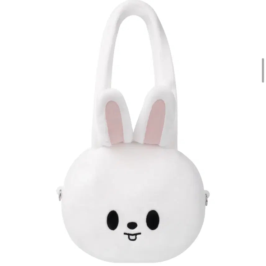 [BUNJANG] Stray Kids Skzoo Rabbit Face Shoulder Bag / 스키즈 굿즈 스키주 리빗 페이스 숄더백 미사용