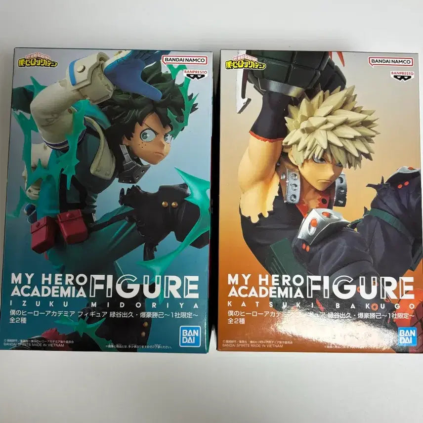 [BUNJANG] My Hero Academia Banpresto Gigo Limited Izuku &amp; Katsuki Bundle Set Figures / 일괄) 히로아카 나히아 gigo한정 반프레스토 피규어