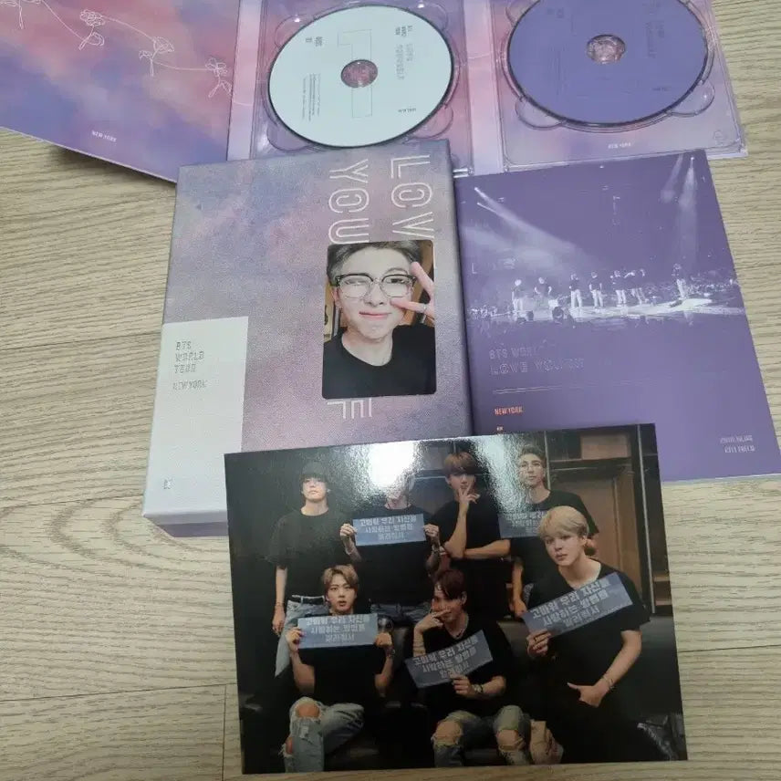 [BUNJANG] BTS RM Love Yourself New York DVD Full Set Photocard / 방탄 럽셀뉴욕 dvd 남준 포카포함 풀셋양도.  bts RM