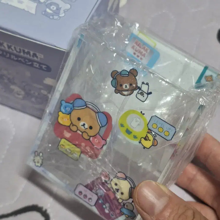 [BUNJANG] Rilakkuma Clear Pen Stand 2025 / 2025년쿠지))리락쿠마 투명 펜꽂이