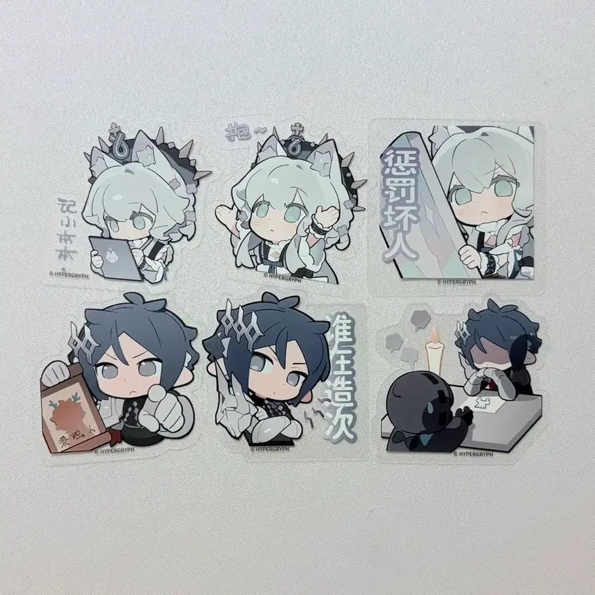 [BUNJANG] Arknights Rosemontis Zuo Rak Sticker Set / 명일방주 명방 로즈몬티스 좌락 스티커