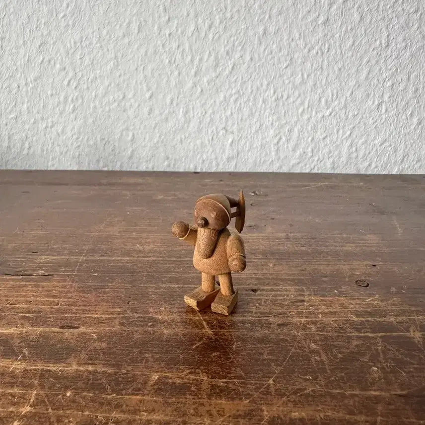 [BUNJANG] German Vintage Handmade Wood Gnome Figurine / 독일)빈티지 우드 요정(핸드메이드)