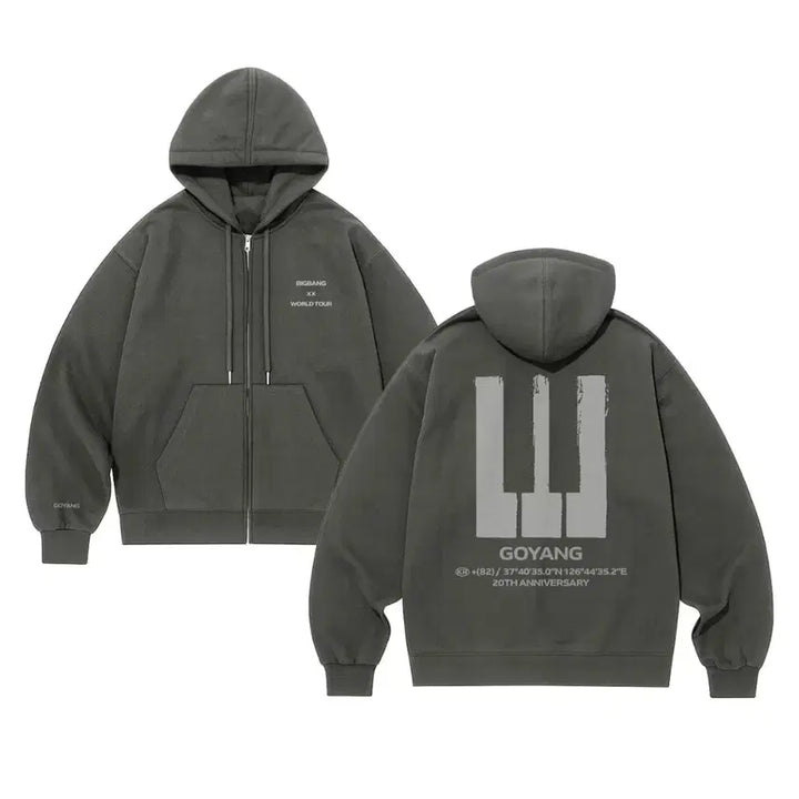 [BUNJANG] BIGBANG Goyang Edition Zip-Up Hoodie / BIGBANG ZIP-UP HOODIE_GOYANG EDITION