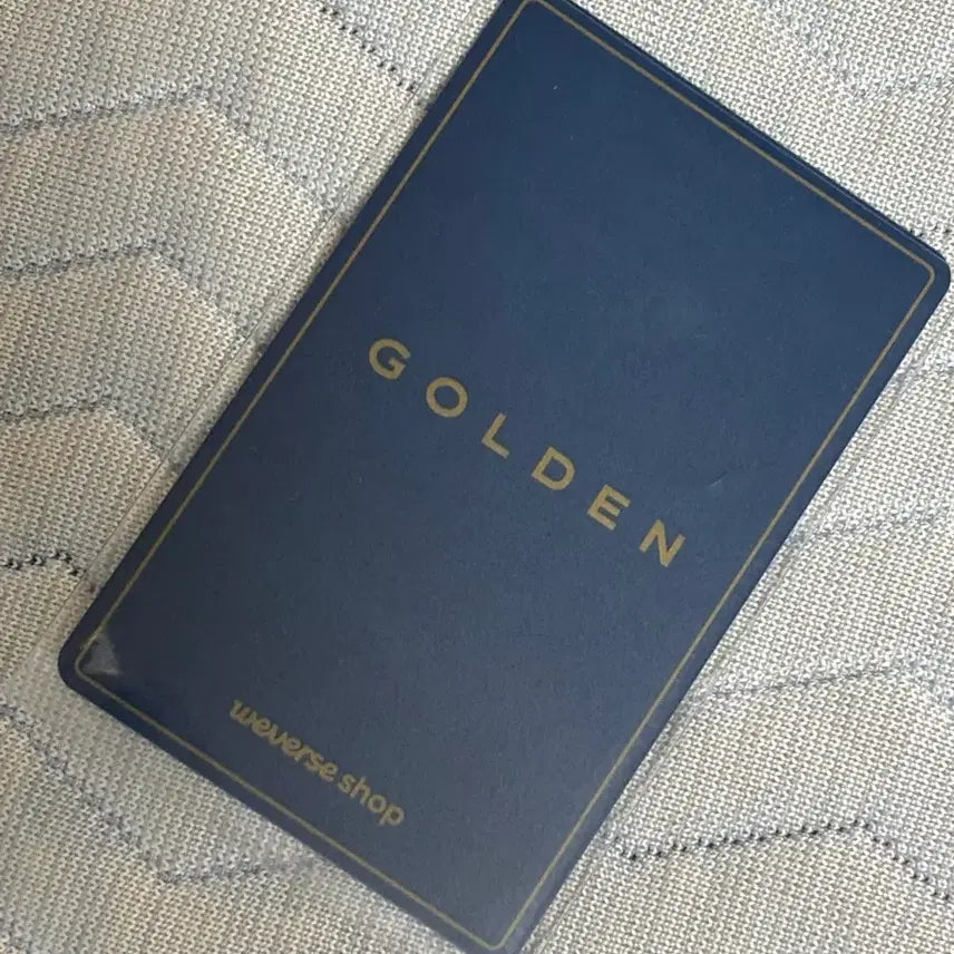 [BUNJANG] BTS Jungkook Golden Weverse Shop PVC Photocard / 급처) 방탄소년단 정국 골든 위버스샵 pvc 포카 jungkook