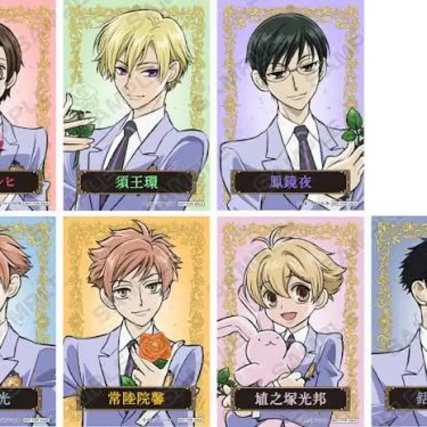 [BUNJANG] Ouran High School Host Club Bromide Bundle Set / (일괄) 오란고교 호스트부 브로마이드